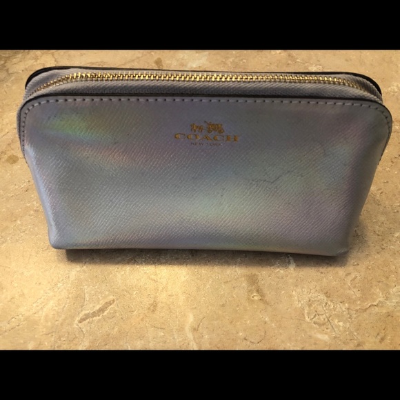 Coach Handbags - Coach Iridescent Hologram Make Up Case
